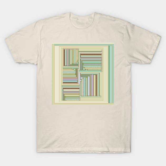 Toasted Temerity geometric graphic design T-Shirt by djrunnels